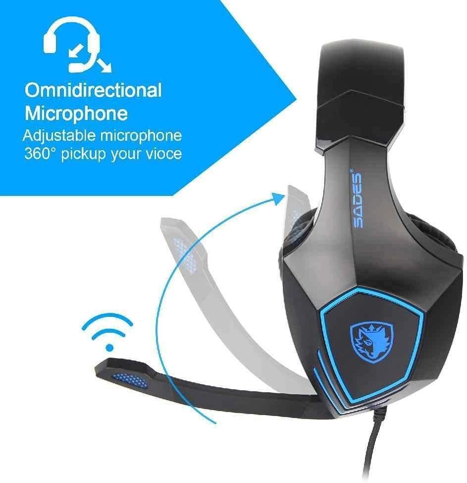 SADES SA819 Wired Gaming Headphone - Black  for sale in Egypt from Games2Egypt