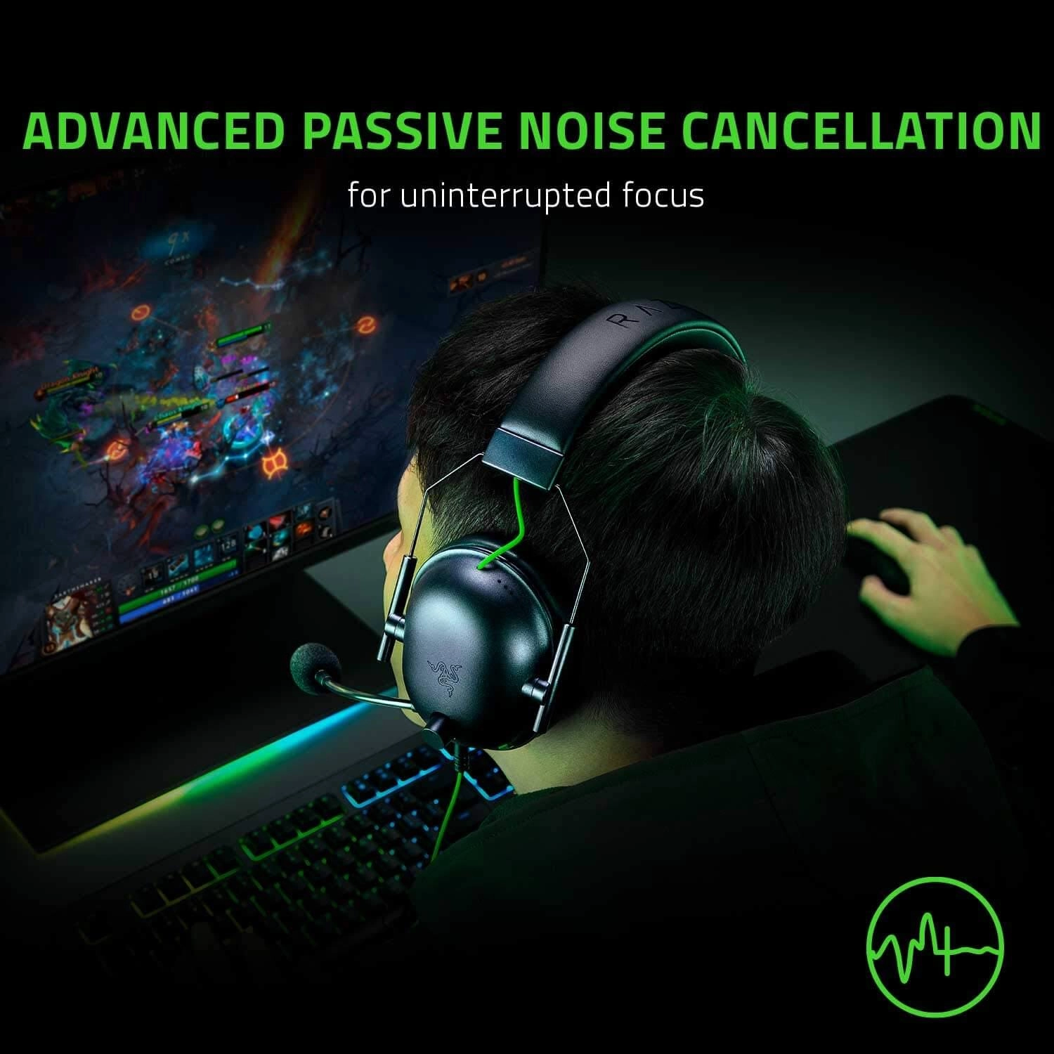 Razer BlackShark V2 X Wired Gaming Headphone - Open Sealed  for sale in Egypt from Games2Egypt