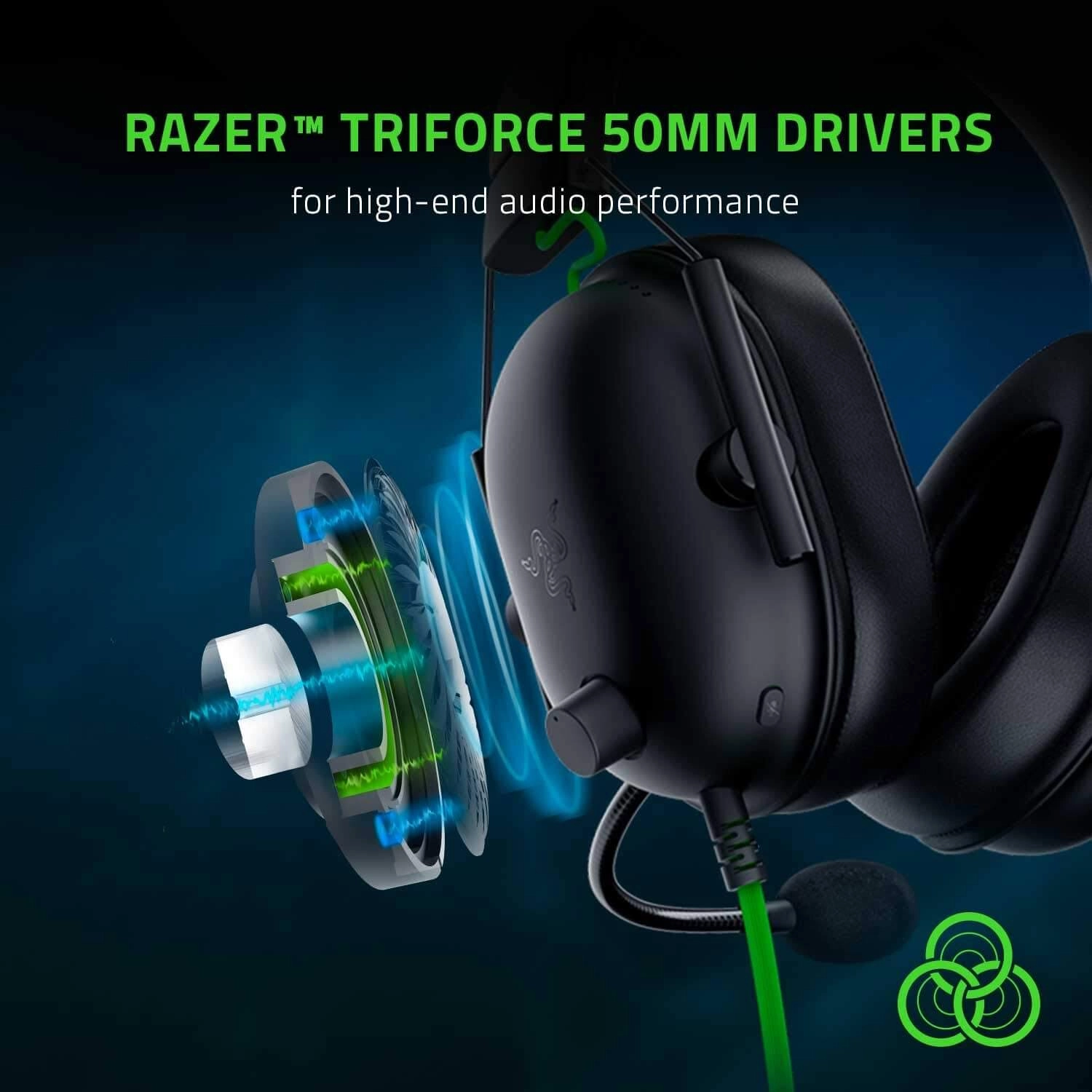 Razer BlackShark V2 X Wired Gaming Headphone - Open Sealed  for sale in Egypt from Games2Egypt