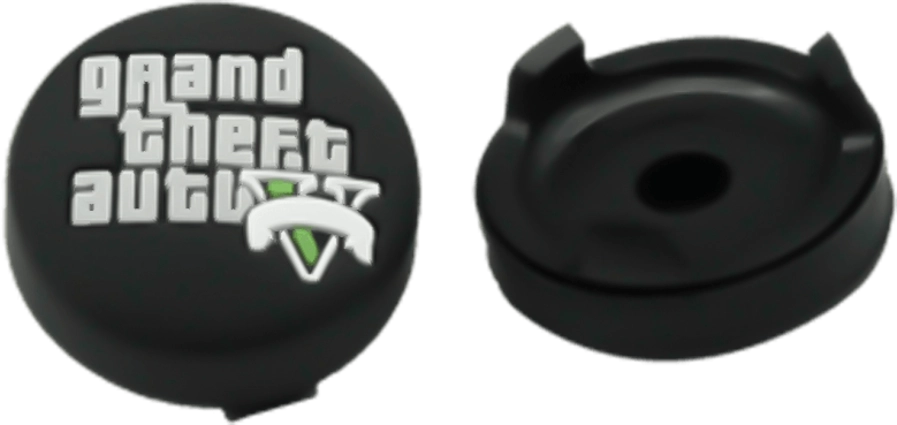 GTA V: Grand Theft Auto 5 Analog Freek and Grips for PS5 & PS4 - Black