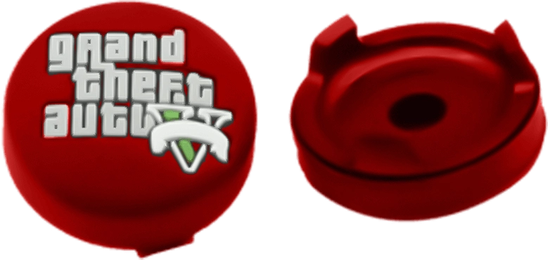 GTA V: Grand Theft Auto 5 Analog Freek and Grips for PS5 & PS4 - Red  for sale in Egypt from Games2Egypt