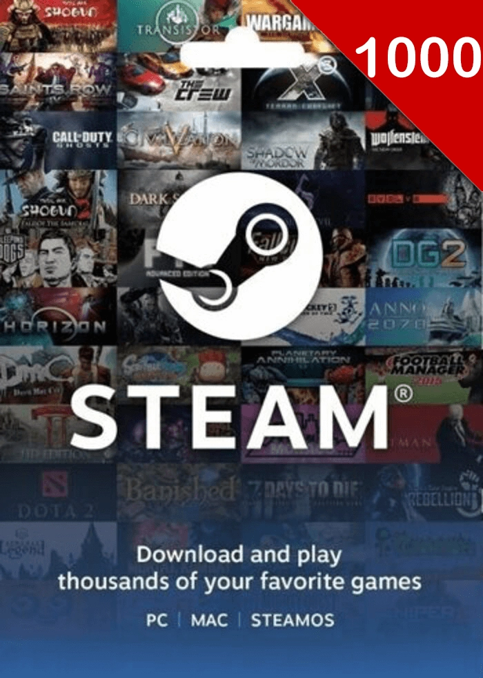 Steam Gift Card 1000 LIRA Steam Key - TURKEY  for sale in Egypt from Games2Egypt