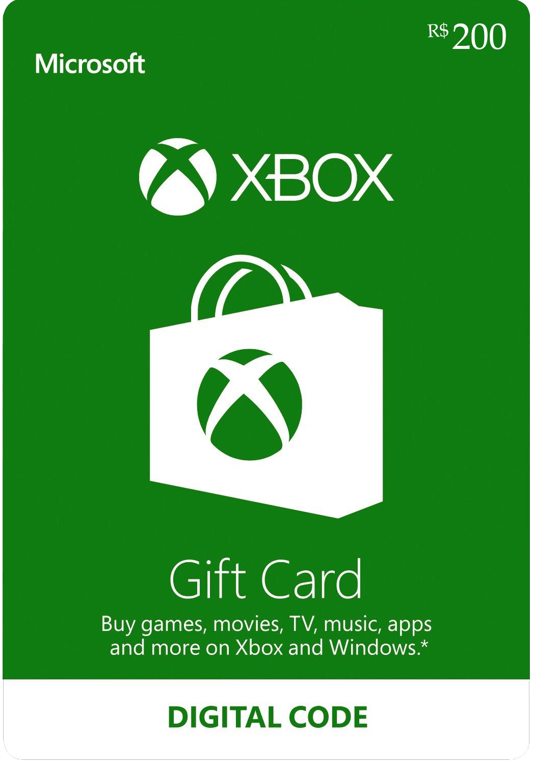 Xbox Live Gift Card 200 BRL Key BRAZIL  for sale in Egypt from Games2Egypt