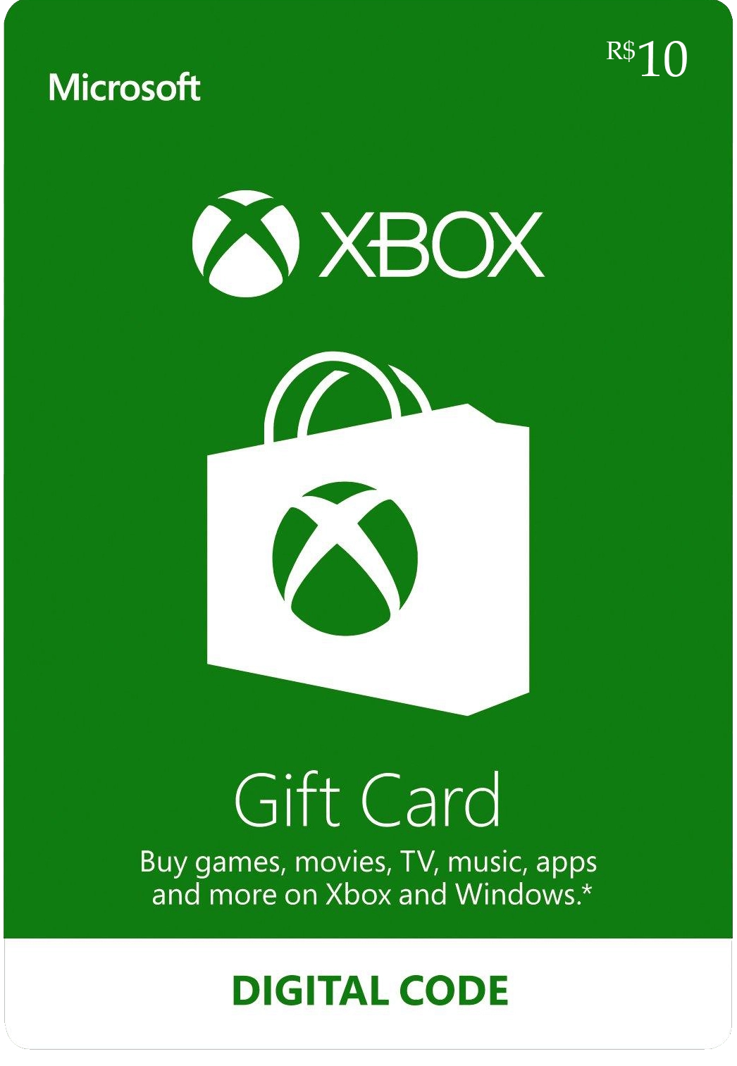 Xbox Live Gift Card 10 BRL Key BRAZIL  for sale in Egypt from Games2Egypt