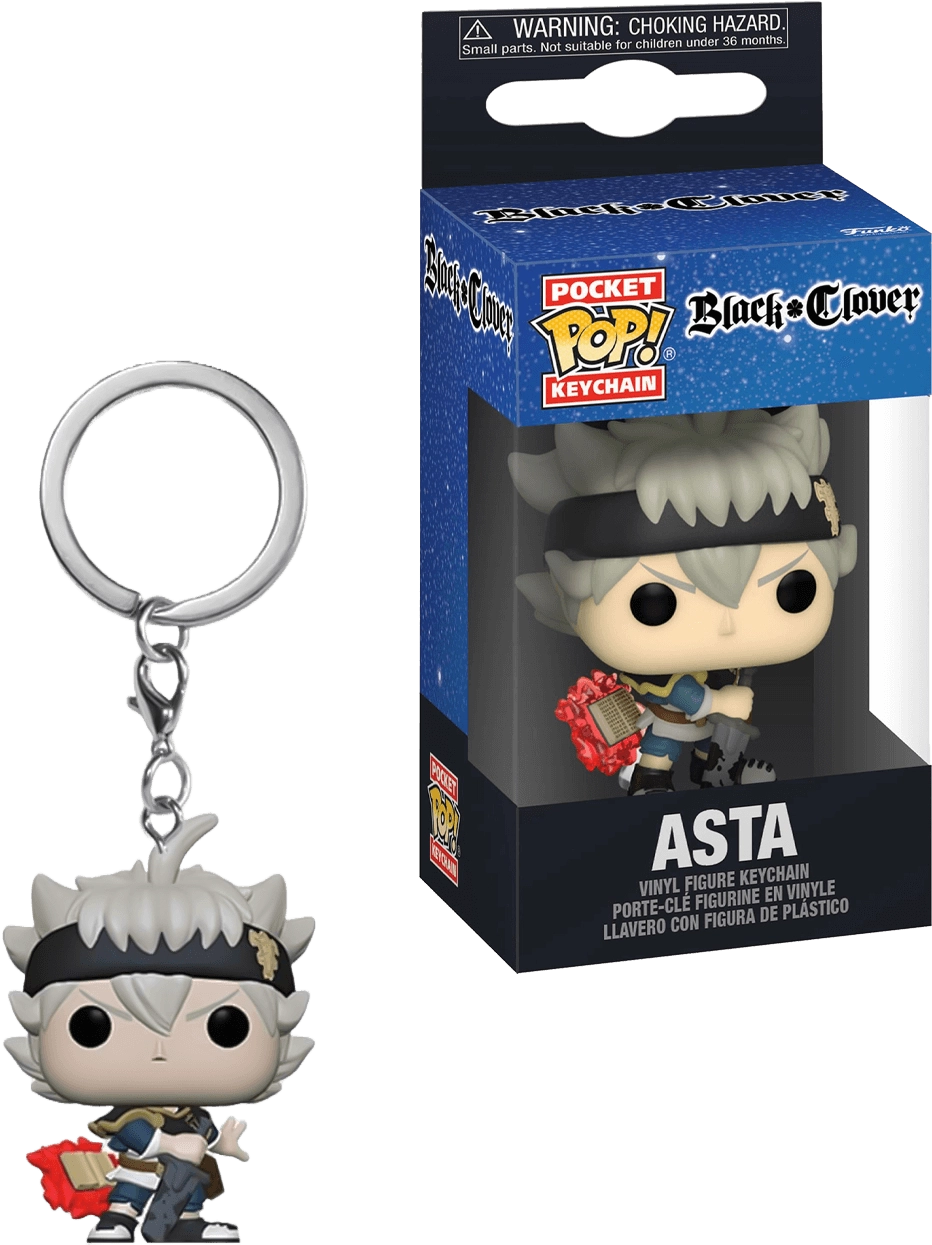 Funko Pocket Pop! Keychain: Animation: Black Clover- Asta  for sale in Egypt from Games2Egypt