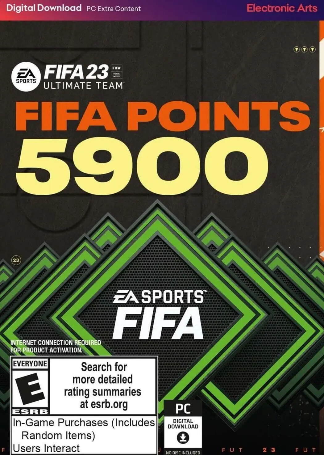 FIFA 23: 5900 FUT Points (PC) Origin Key Global  for sale in Egypt from Games2Egypt