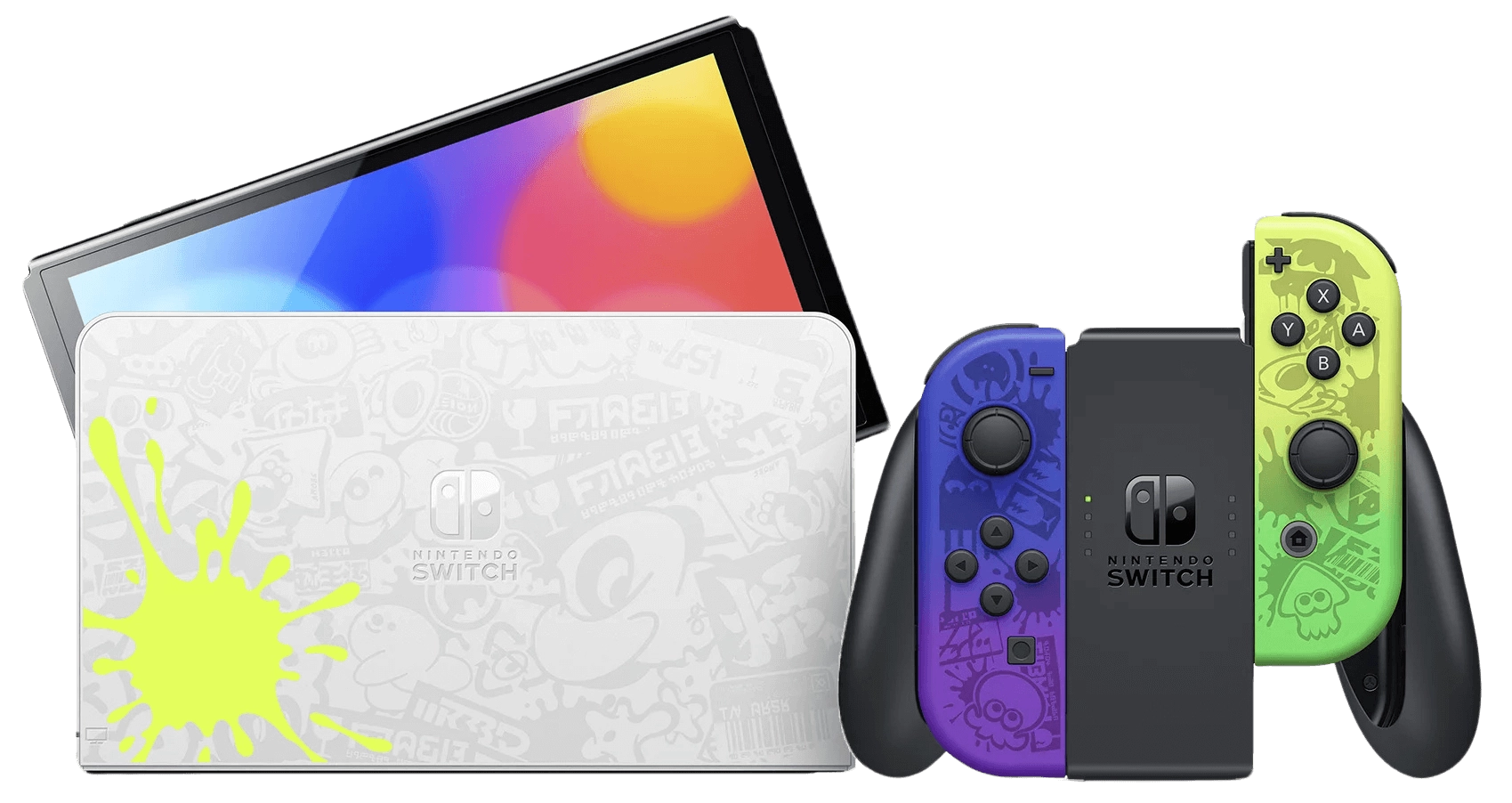 Nintendo Switch OLED Console Splatoon Edition  for sale in Egypt from Games2Egypt