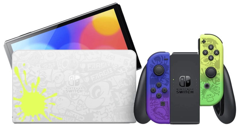 Nintendo Switch OLED Console Splatoon Edition