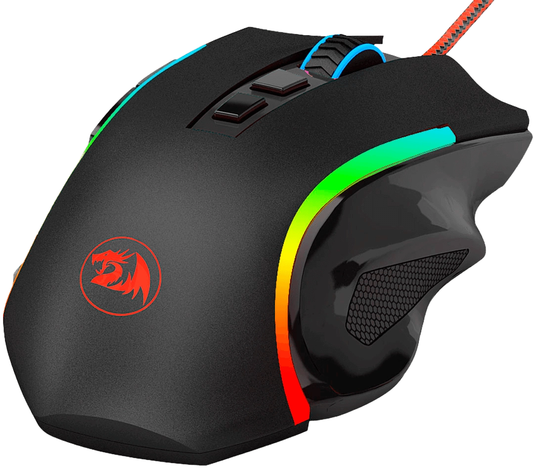 Redragon M607 Griffin RGB Backlit Gaming PC Mouse - Black  for sale in Egypt from Games2Egypt