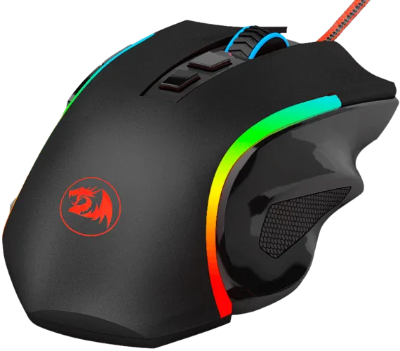 Redragon M607 Griffin RGB Backlit Gaming PC Mouse - Black  for sale in Egypt from Games2Egypt