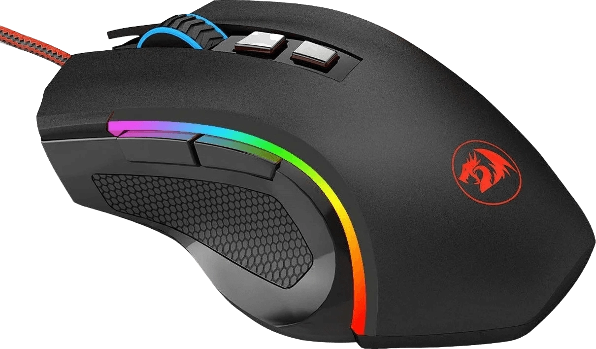 Redragon M607 Griffin RGB Backlit Gaming PC Mouse - Black  for sale in Egypt from Games2Egypt