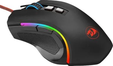 Redragon M607 Griffin RGB Backlit Gaming PC Mouse - Black  for sale in Egypt from Games2Egypt