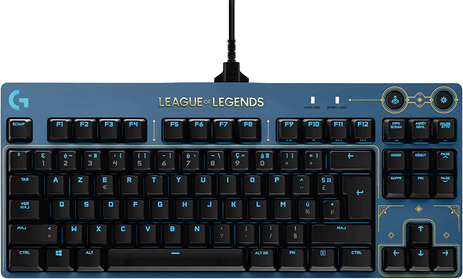 Logitech G PRO Gaming Keyboard LOL Edition with Brown Switches  for sale in Egypt from Games2Egypt