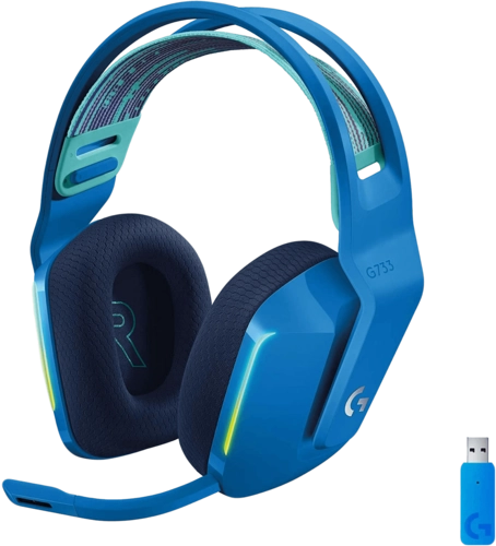 Logitech G733 LIGHTSPEED Wireless RGB Gaming Headset - Blue