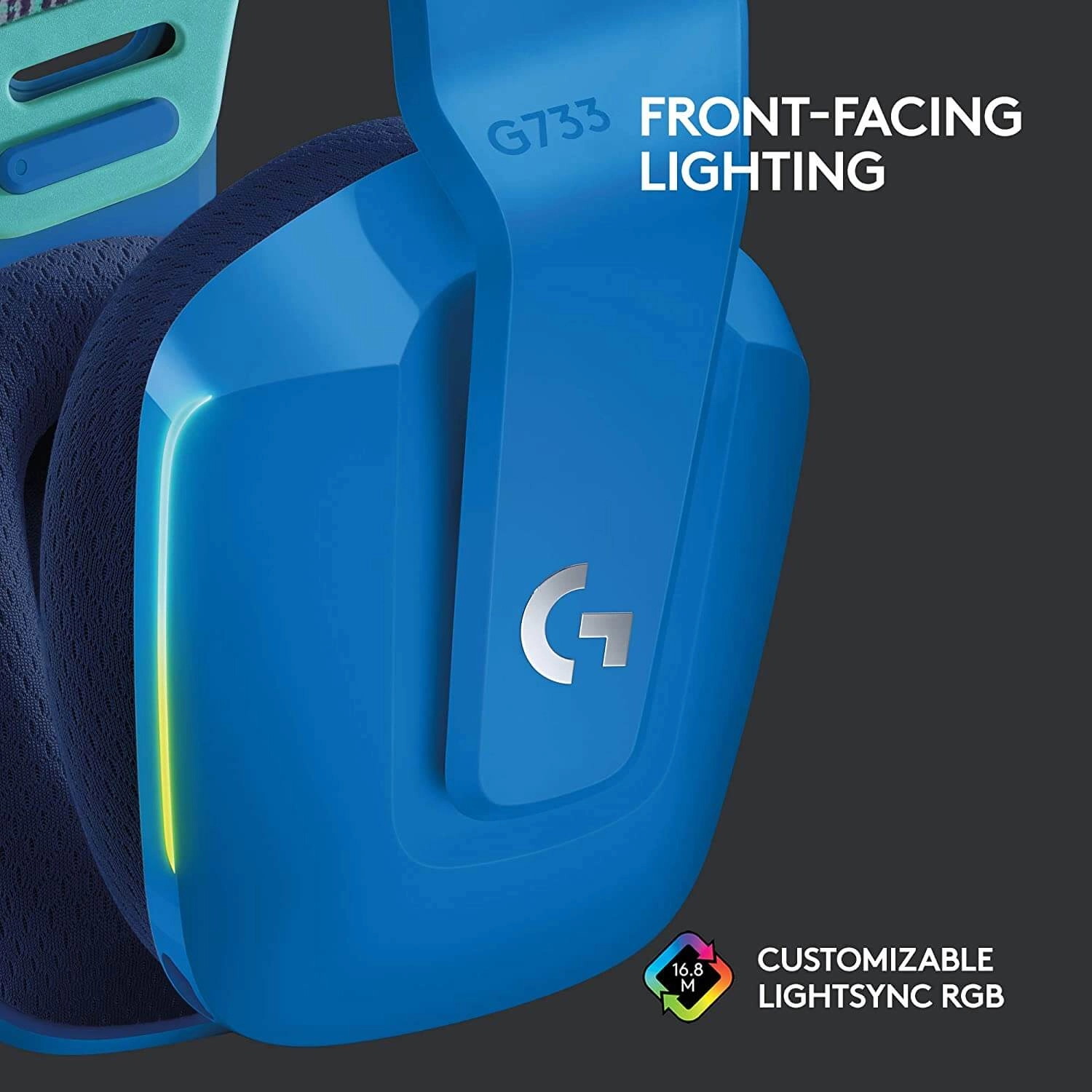 Logitech G733 LIGHTSPEED Wireless RGB Gaming Headset - Blue  for sale in Egypt from Games2Egypt