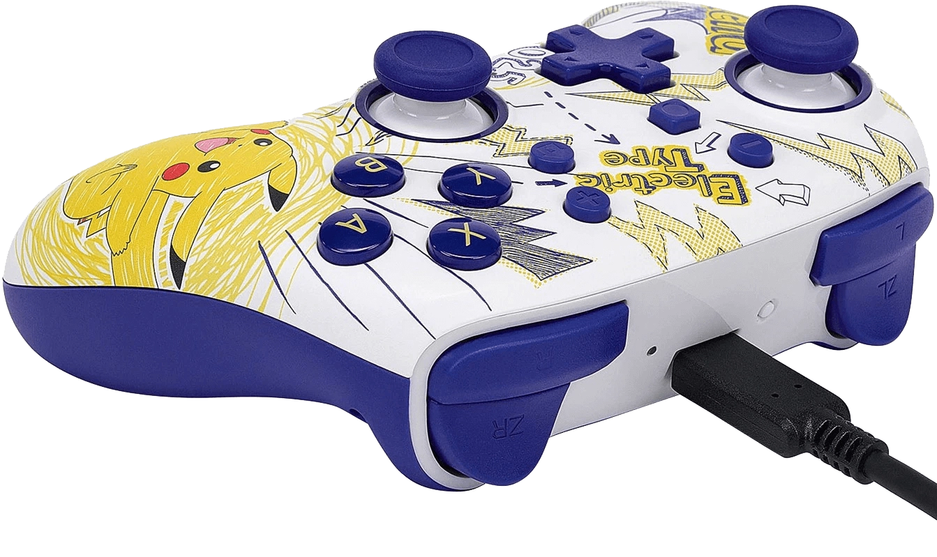 PowerA Switch Nano Enhanced Wireless Controller -  Pokemon: Pikachu School Days  for sale in Egypt from Games2Egypt