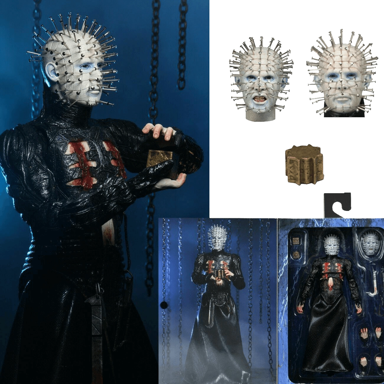 Neca Hellraiser Ultimate Pinhead Action Figure - 18 cm  for sale in Egypt from Games2Egypt