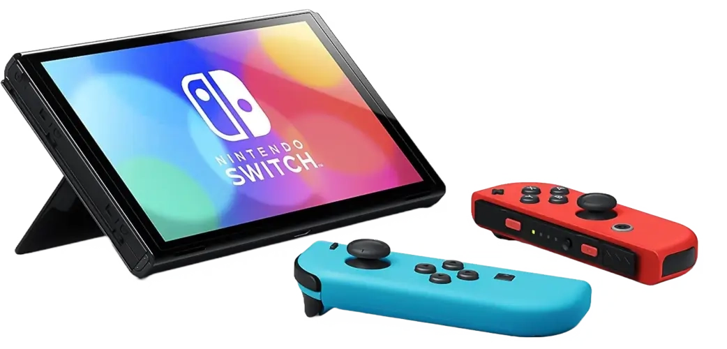 Nintendo Switch OLED Console Blue and Red - Used  for sale in Egypt from Games2Egypt