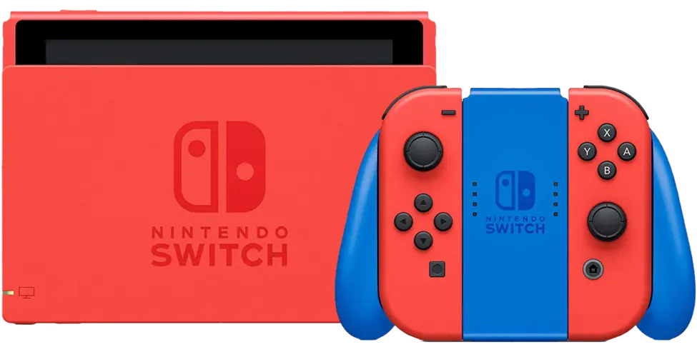  Nintendo Switch - Mario Red & Blue Edition - Switch : Video  Games