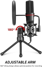 Redragon GM100 Professional Studio Condenser Microphone  for sale in Egypt from Games2Egypt