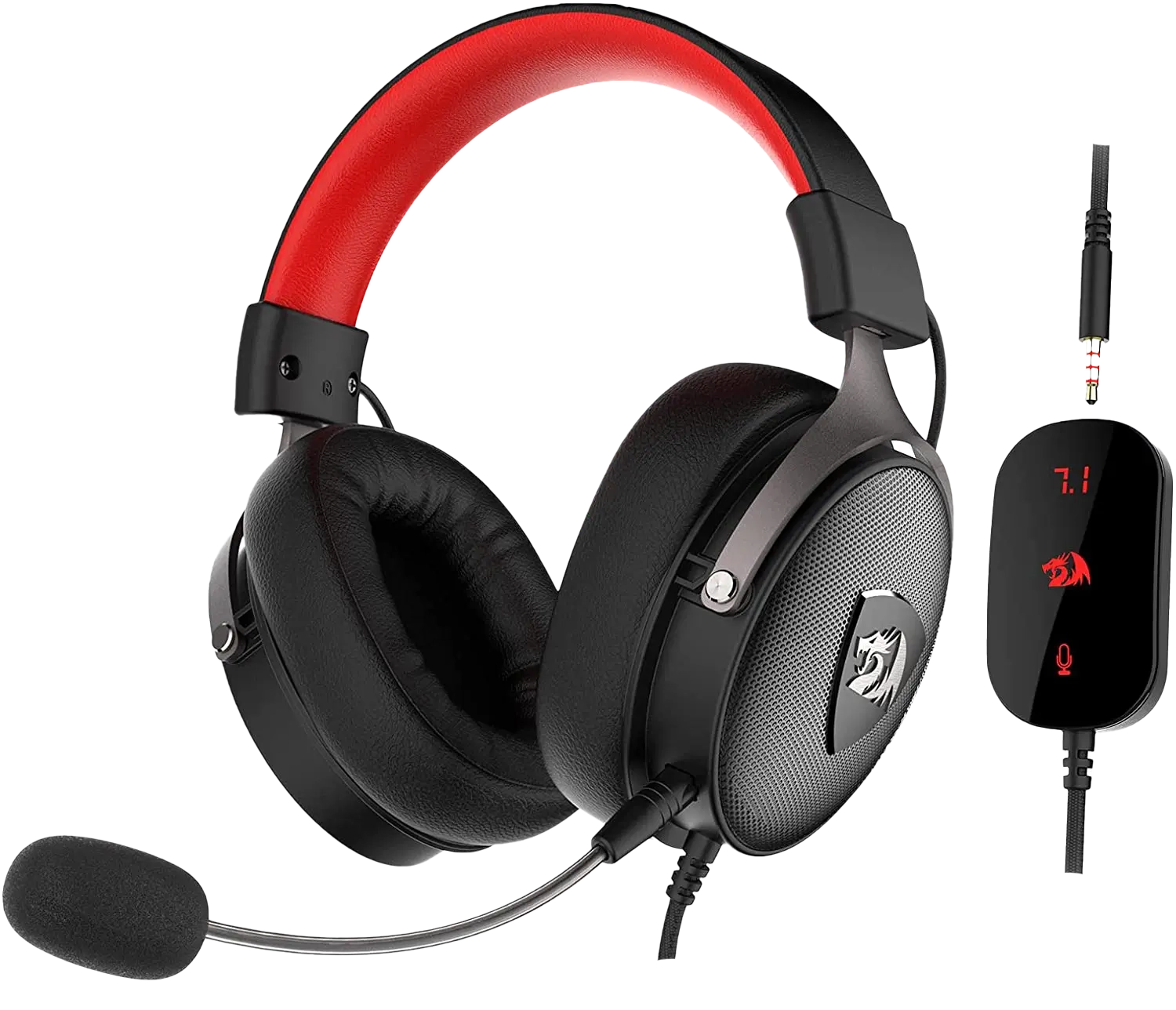 Redragon H520 Wired Gaming Headphone - Black and Red  for sale in Egypt from Games2Egypt