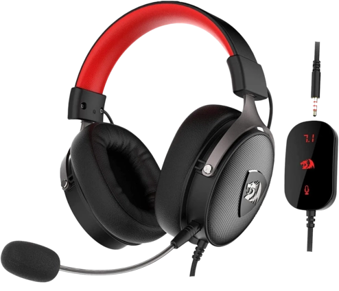 Redragon H520 Wired Gaming Headphone - Black and Red