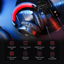 Redragon H520 Wired Gaming Headphone - Black and Red  for sale in Egypt from Games2Egypt