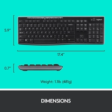 Logitech MK270 Wireless Gaming Keyboard and Mouse Combo  for sale in Egypt from Games2Egypt