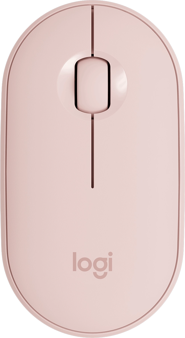 Logitech Pebble M350 Wireless and Bluetooth Gaming Mouse - Rose   for sale in Egypt from Games2Egypt