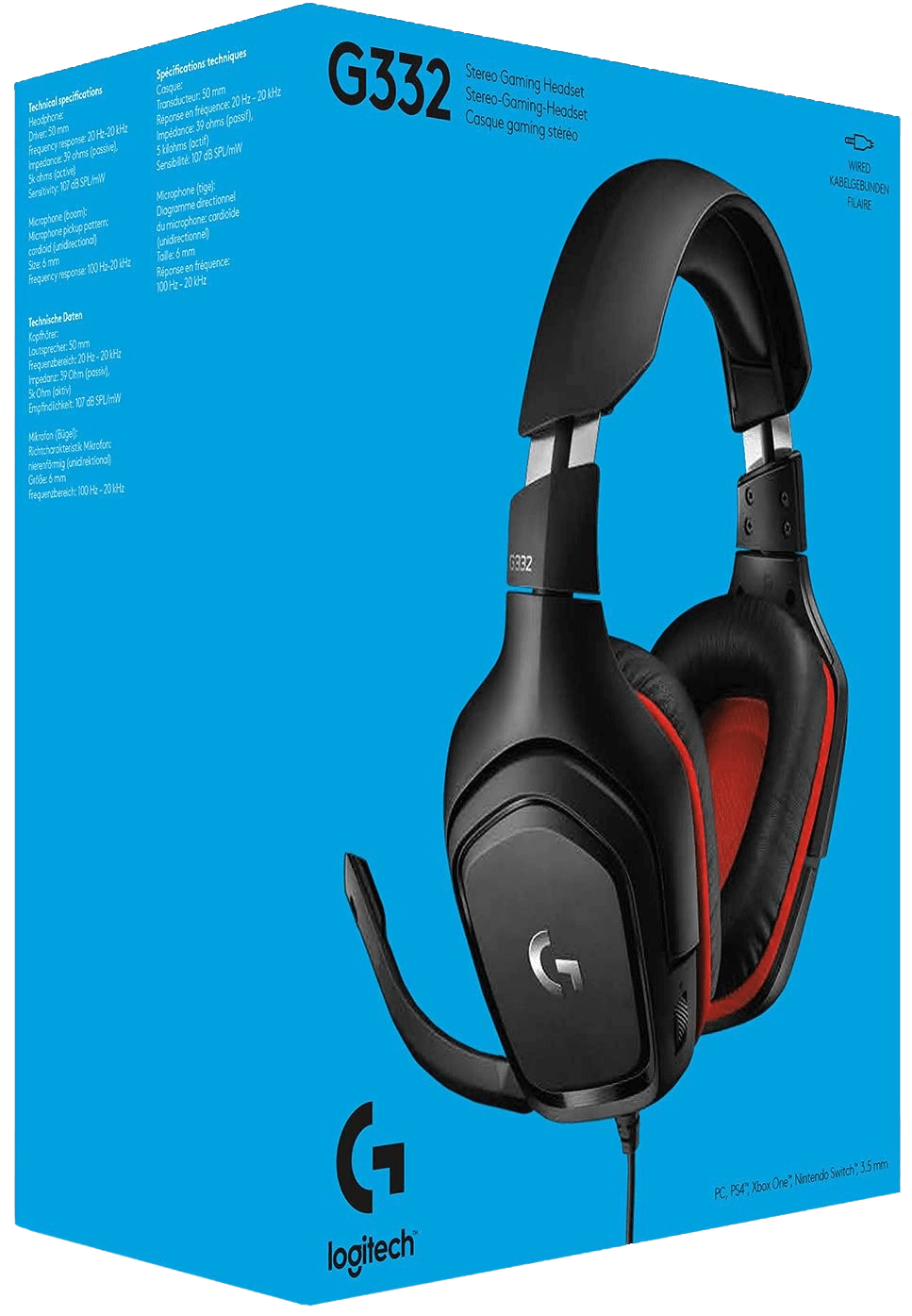 Logitech G332 Wired Gaming Headphone  for sale in Egypt from Games2Egypt