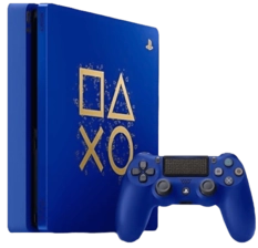 PlayStation 4 Console Slim 1TB - Limited Edition Blue - Used (78621)