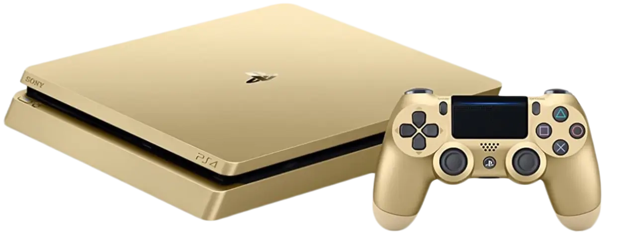 PlayStation 4 Console Slim 500GB - Gold - Used  for sale in Egypt from Games2Egypt