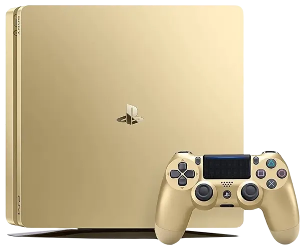 PlayStation 4 Console Slim 500GB - Gold - Used  for sale in Egypt from Games2Egypt