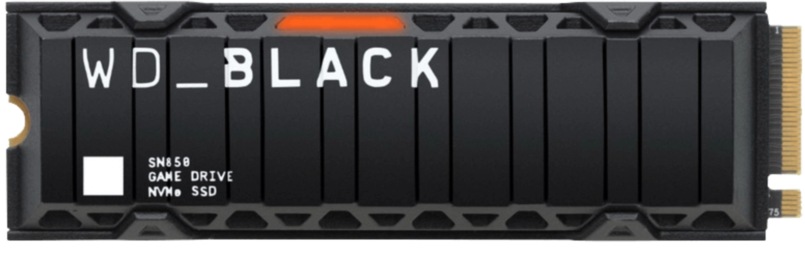 WD BLACK 1TB SN850 NVMe SSD with RGB Heatsink for PS5