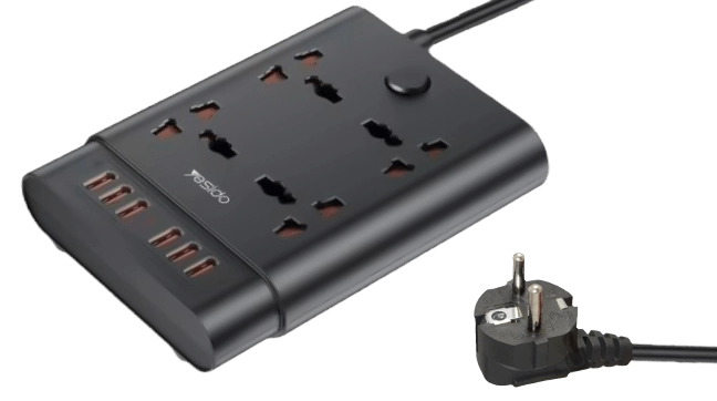 Yesido Power Socket  for sale in Egypt from Games2Egypt