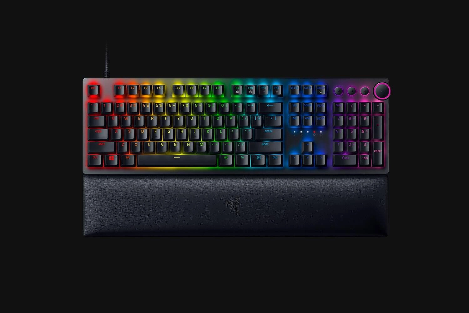 RAZER Huntsman V2 - Wired Clicky (Purple Switch Gaming Keyboard)  for sale in Egypt from Games2Egypt