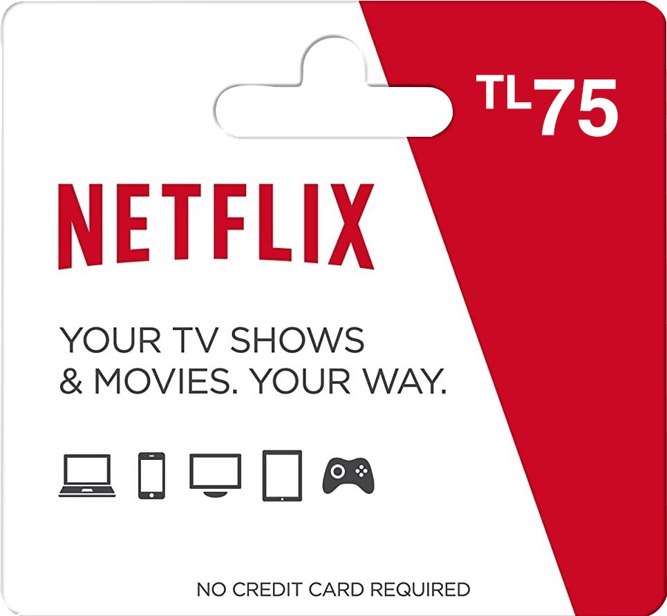 Netflix Gift Card 75 TL Key - Turkey  for sale in Egypt from Games2Egypt