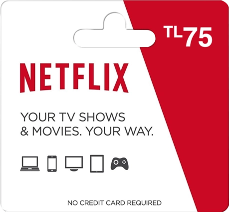 Netflix Gift Card 75 TL Key - Turkey