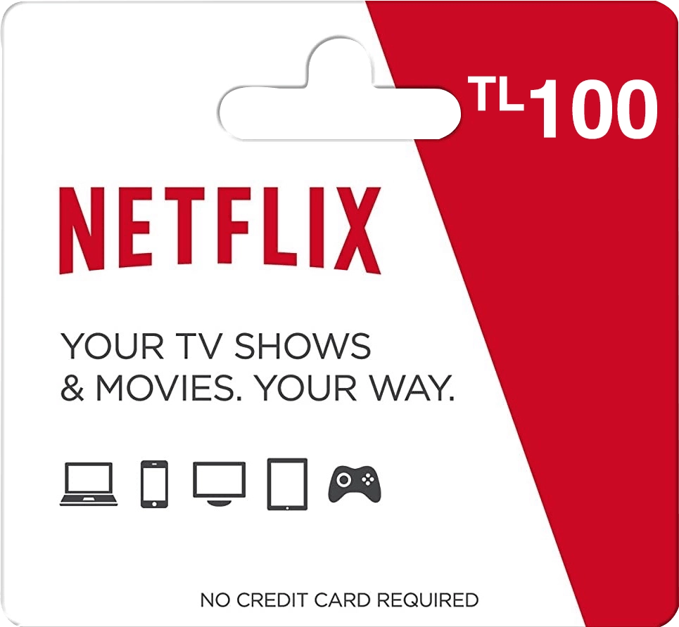 Netflix Gift Card 100 TL Key - Turkey  for sale in Egypt from Games2Egypt