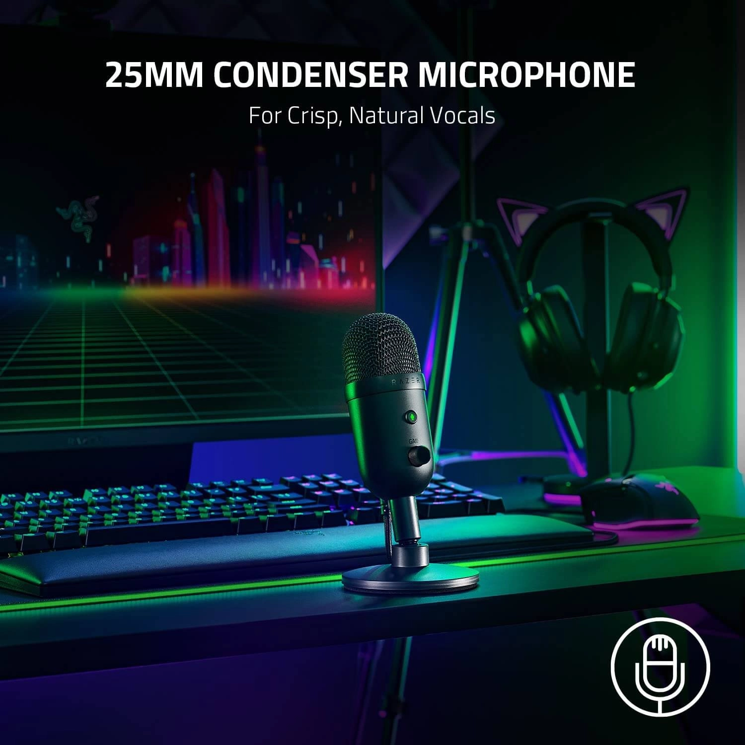 Razer Seiren V2 X Microphone  for sale in Egypt from Games2Egypt