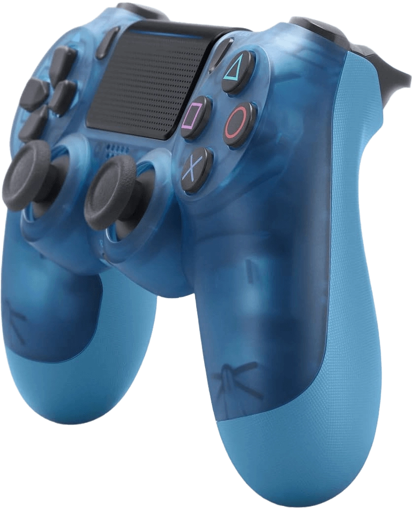 DUALSHOCK 4 PS4 Controller - Crystal Blue - Used  for sale in Egypt from Games2Egypt