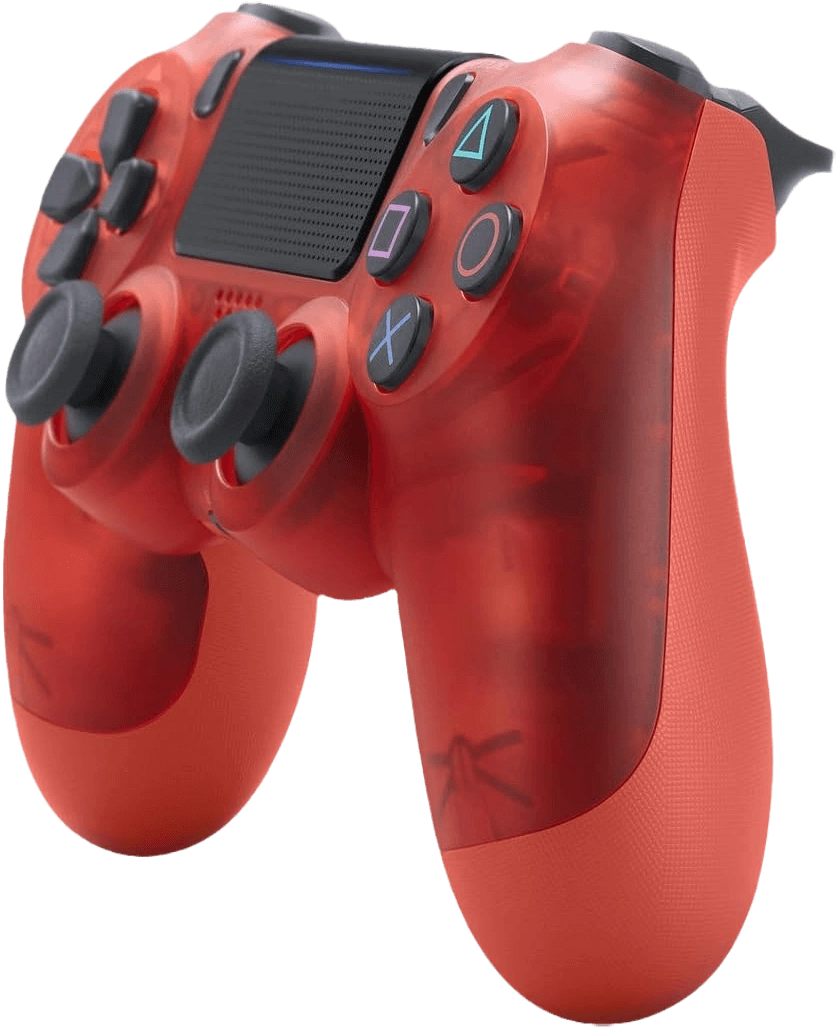 DUALSHOCK 4 PS4 Controller - Red Crystal - Used  for sale in Egypt from Games2Egypt