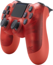 DUALSHOCK 4 PS4 Controller - Red Crystal - Used  for sale in Egypt from Games2Egypt