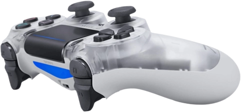 DUALSHOCK 4 PS4 Controller - Crystal - Used  for sale in Egypt from Games2Egypt