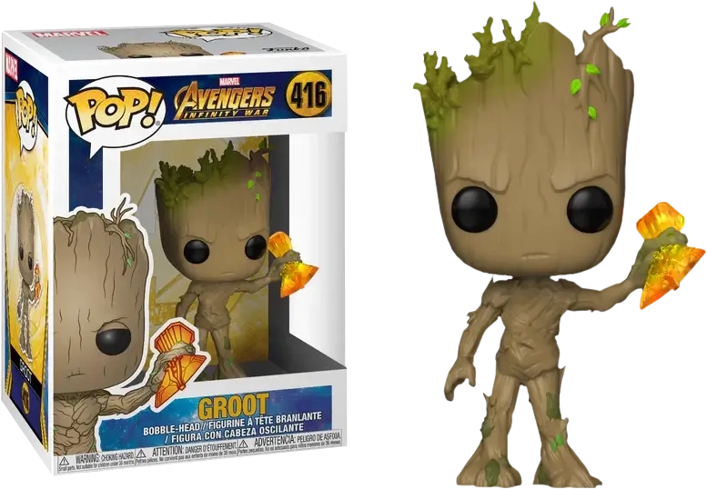 Funko POP! Marvel: Avengers Infinity War - Groot with Stormbreaker  for sale in Egypt from Games2Egypt