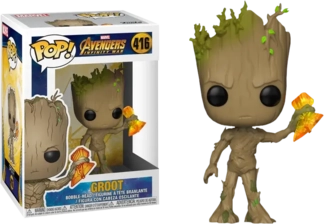 Funko POP! Marvel: Avengers Infinity War - Groot with Stormbreaker  for sale in Egypt from Games2Egypt