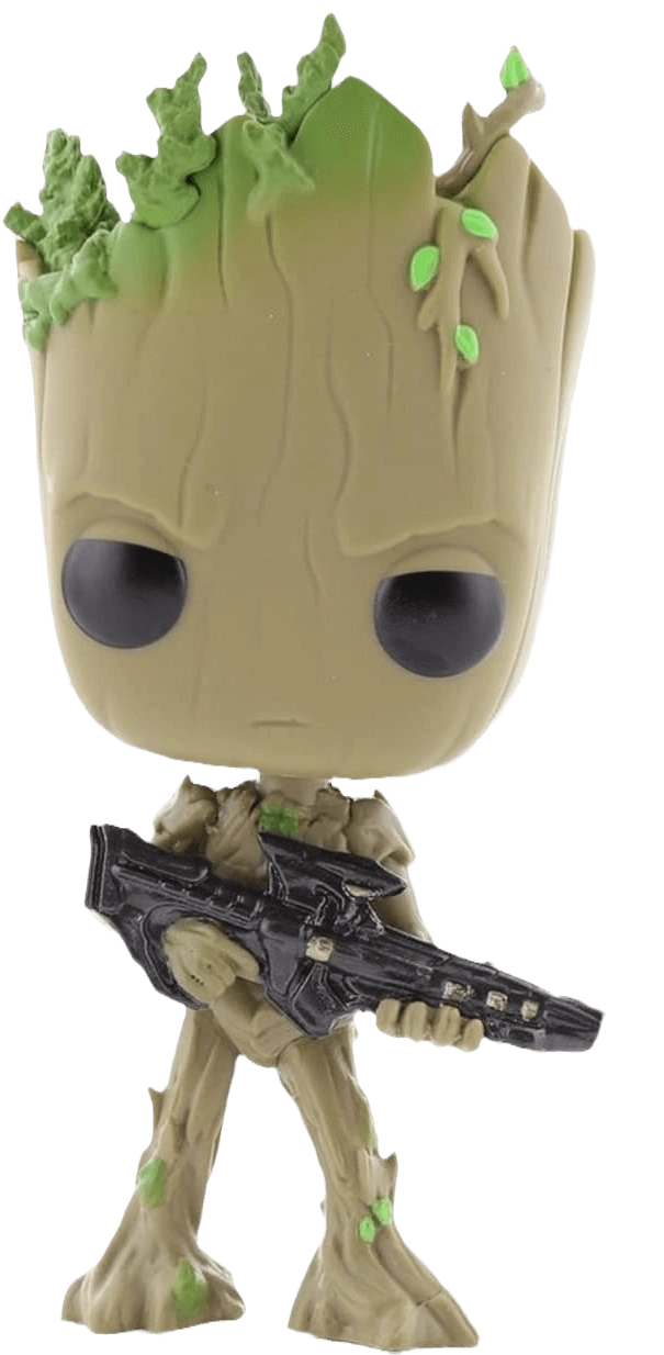 Funko Pop! Marvel: Avengers Infinity War - Groot with a Gun  for sale in Egypt from Games2Egypt