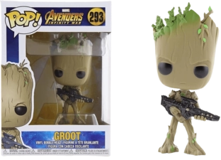 Funko Pop! Marvel: Avengers Infinity War - Groot with a Gun  for sale in Egypt from Games2Egypt