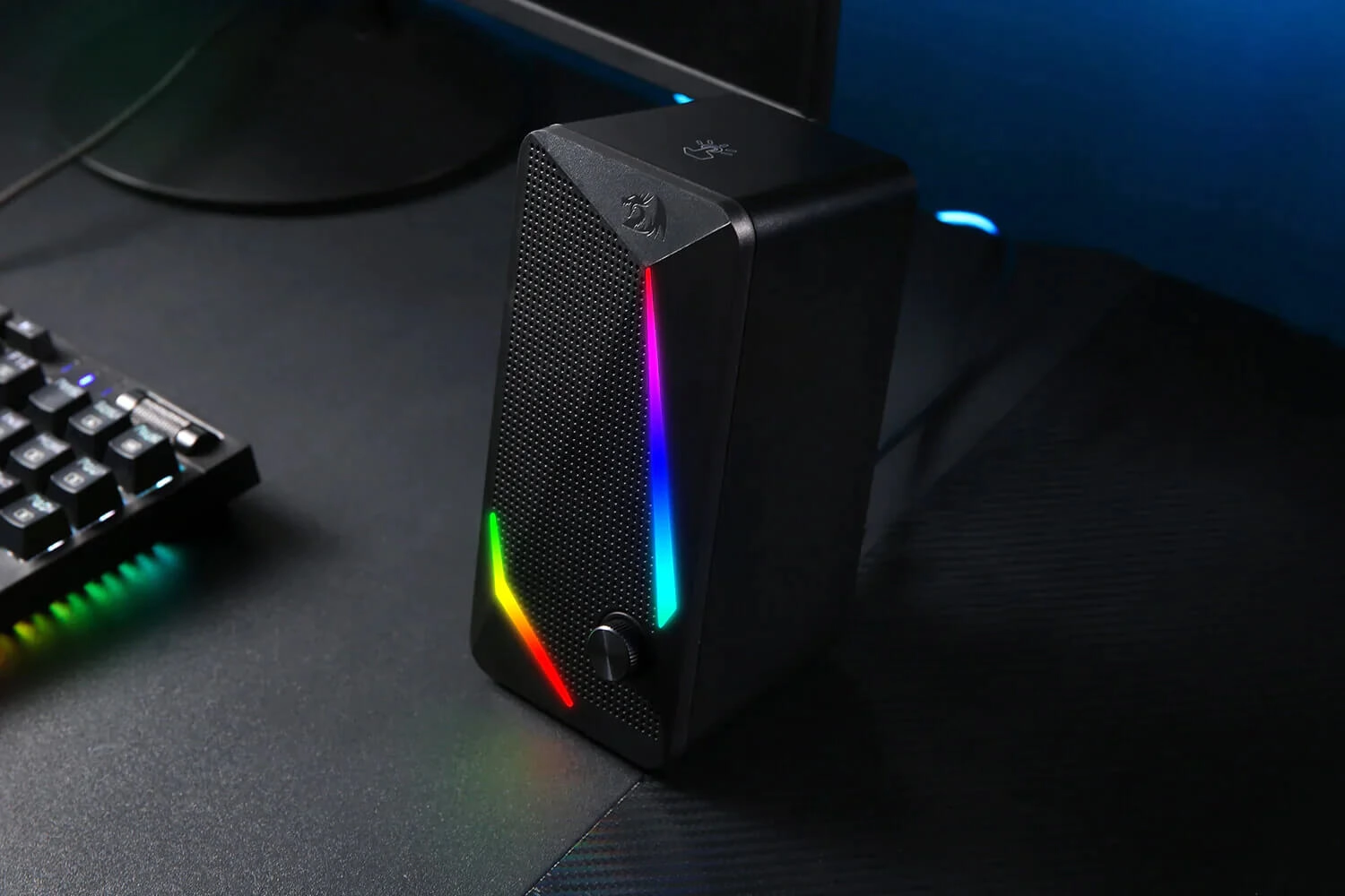 Redragon GS510 Waltz Gaming PC Stereo Speaker 2.0 Channel with RGB  for sale in Egypt from Games2Egypt