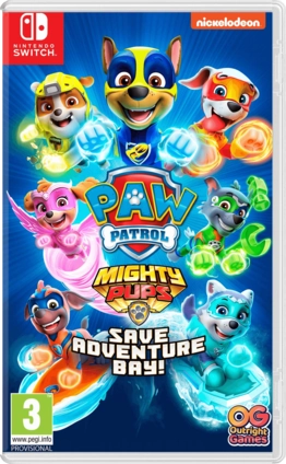 PAW Patrol Mighty Pups Save Adventure Bay - Nintendo Switch - Used